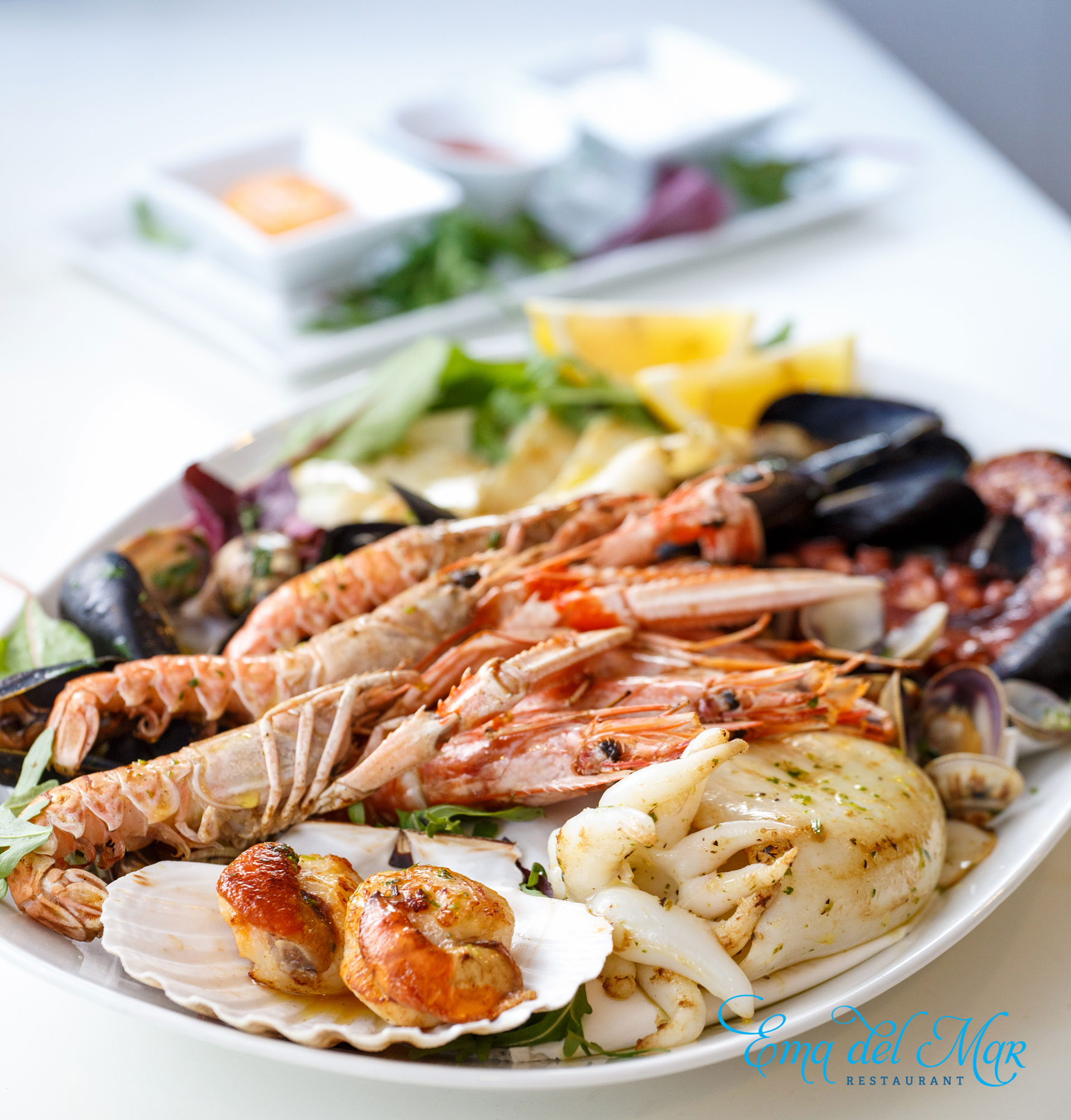 Seafood platter